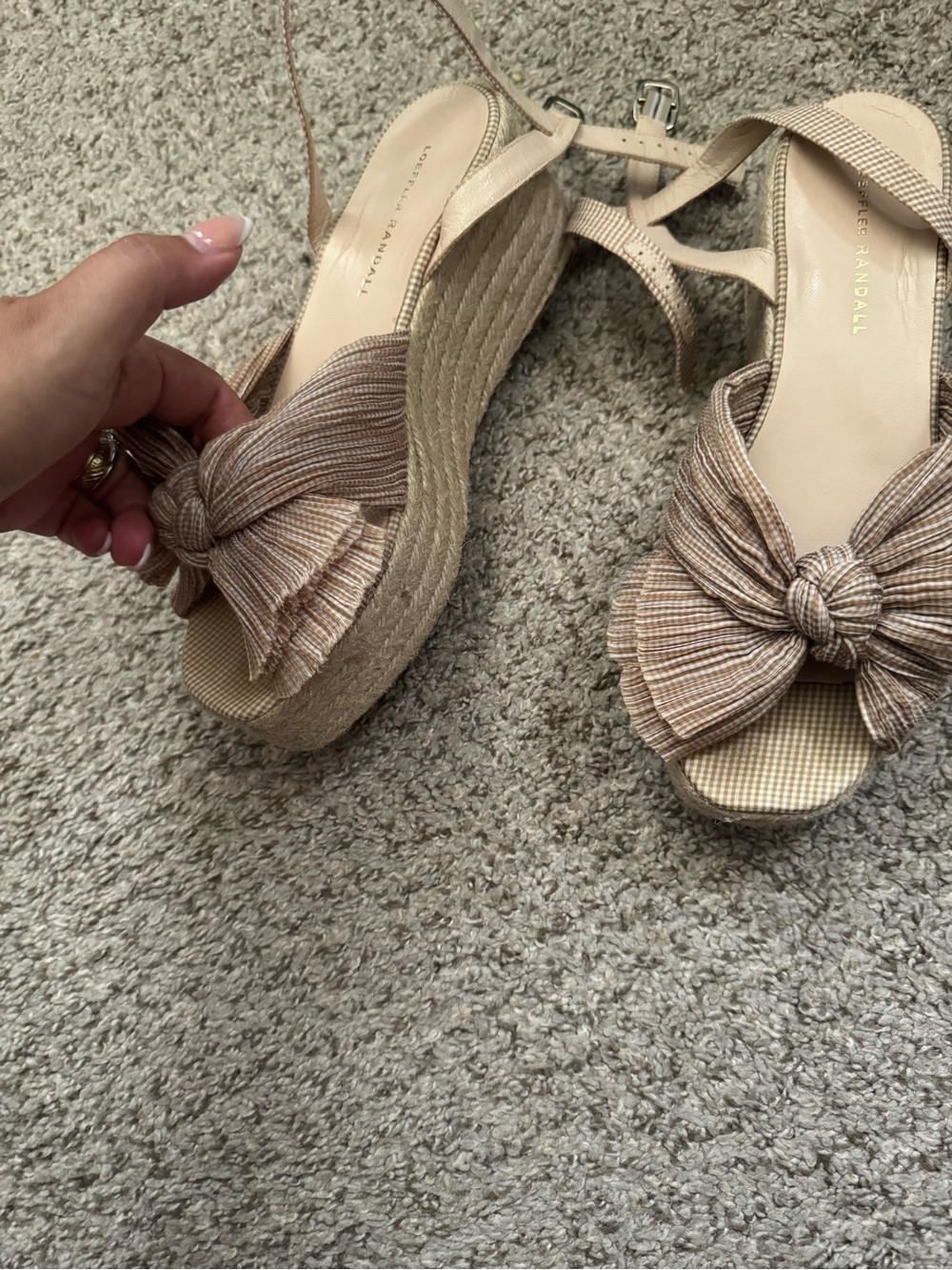Loeffler Randall Knot Espadrille Sandals - Picture 12 of 13